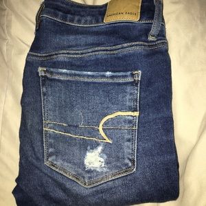 american eagle ripped jeans